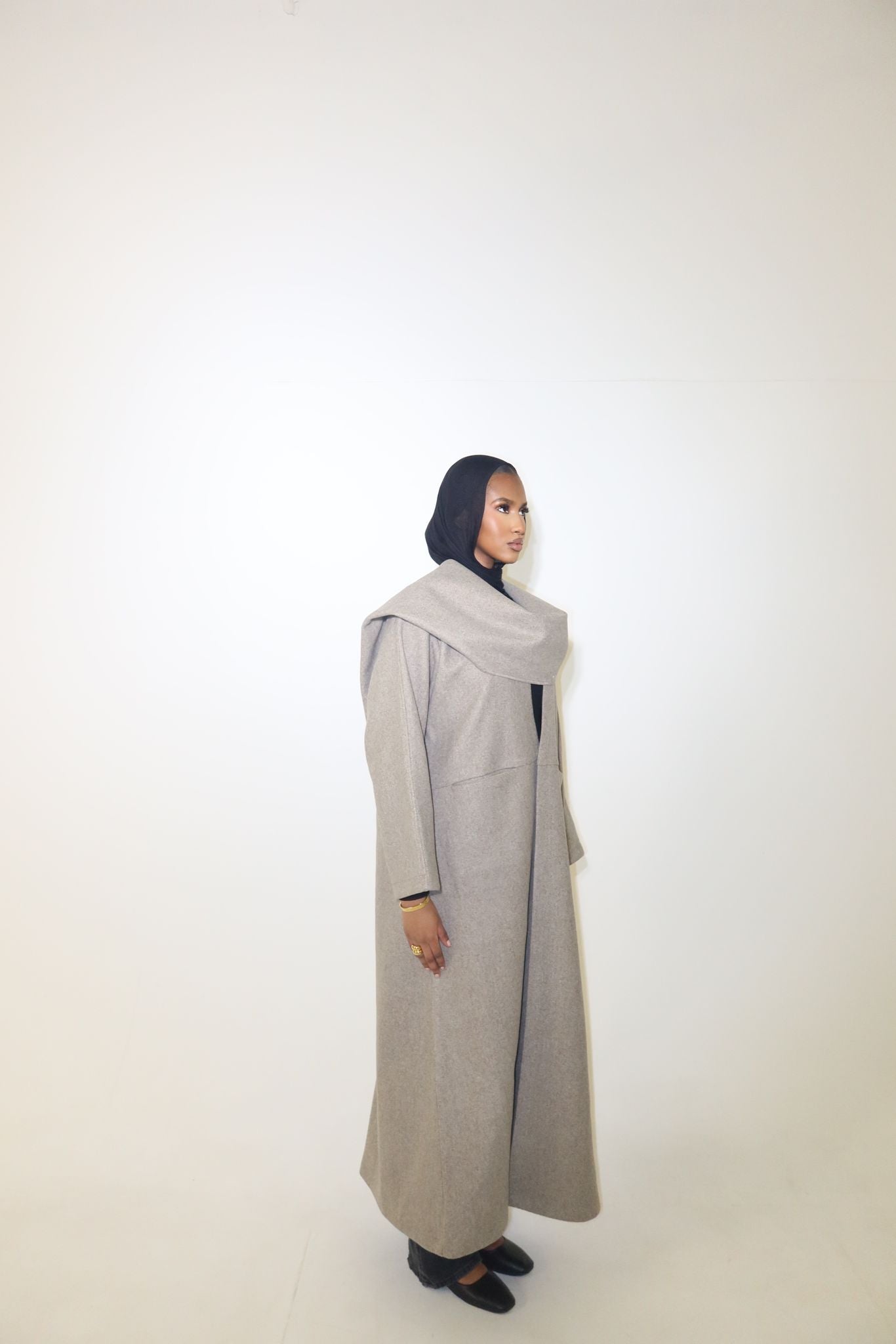Taupe Maxi Coat